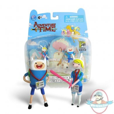 SDCC 2012 Adventure Time Action Figures Finn & Fiona by Jazwares