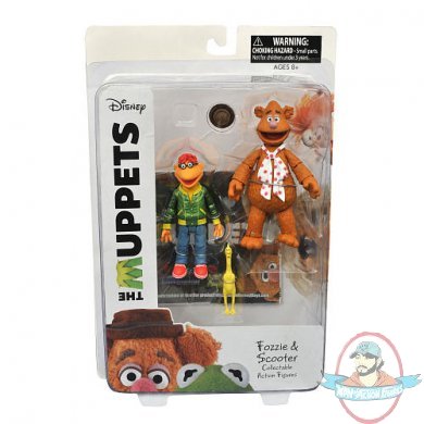 The Muppets Select Wave 1 Fozzie and Scooter Diamond TRU Card