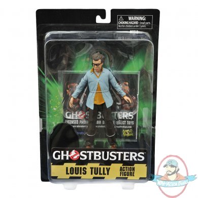 Ghostbusters Louis Tully Figure Diamond Select TRU card