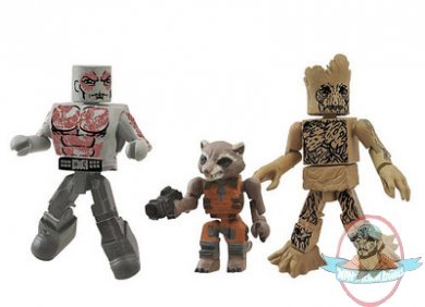 Marvel Minimates Series 57 Guardians of the Galaxy Drax & Groot