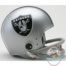 Oakland Raiders 1964 Riddell Mini Replica Throwback Helmet 2 Bar