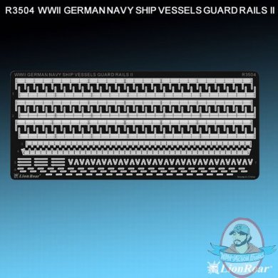 1/350 WWII German Navy Ship Vessel Guard Rail II 