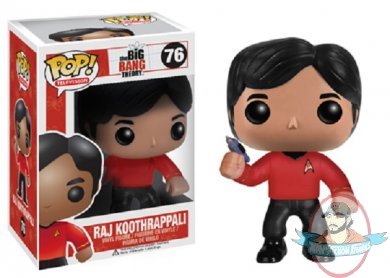 Pop Television! Big Bang Theory Star Trek Raj Koothrappali Figure 