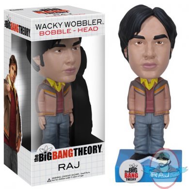 Big Bang Theory Raj Bobble Head Wacky Wobbler by Funko