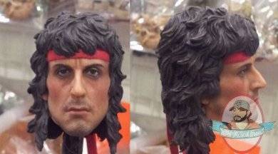 Custom 1/6 Scale Rambo Head Sculpt