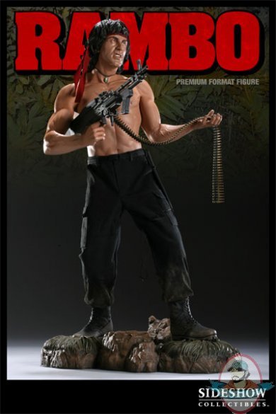 Rambo Stallone Premium Format Figure Statue by Sideshow Collectibles