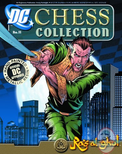 DC Superhero Chess Fig Coll Mag #11 Ras Al Ghul Black Bishop Eaglemoss