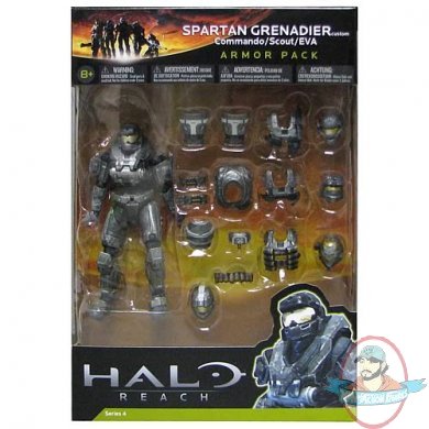 Halo Reach Series 4 Grenadier and Steel Armor Packs by McFarlane