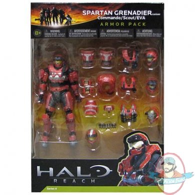 Halo Reach Series 4 Grenadier Figure & Team Red Armor by McFarlane