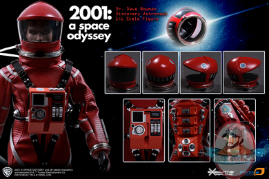 1/6 A Space Odyssey Dr Dave Bowman Astronaut Red Spacesuit PL2014-45