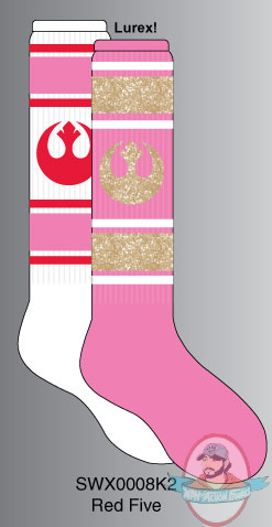 Star Wars Juniors 2 Pack Red Five Socks 