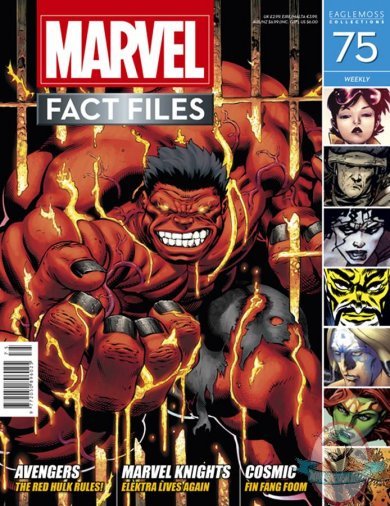Marvel Fact Files #75 Red Hulk Cover Eaglemoss