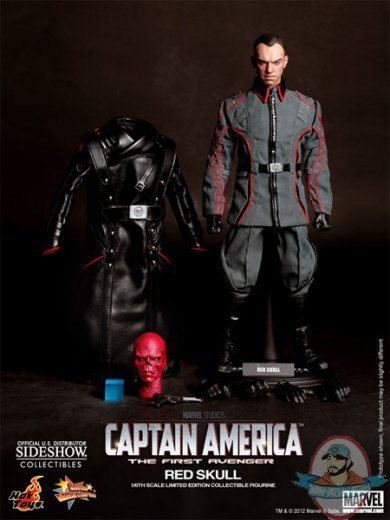 Red Skull Captain America The First Avenger 12" Figure Hot Toys Used