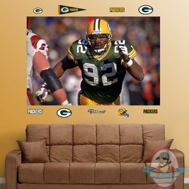 Reggie White Packers - In Your Face Mural Green Bay Packers NFL