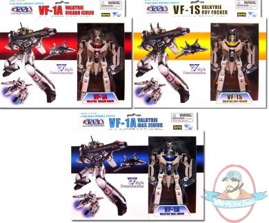 Robotech Macross Veritech Fighter Series 1 Set of 3 Toynami