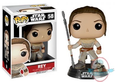 Pop! Star Wars The Force Awakens Episode VII Rey #58 Figure Funko