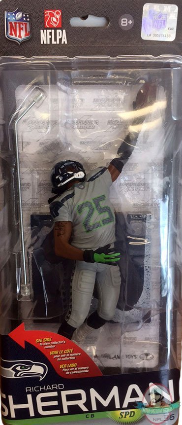Richard Sherman Seattle Seahawks NFL 36 Collector Level McFarlane