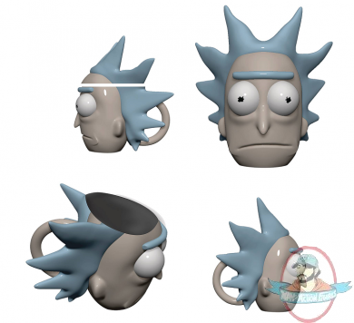 Rick & Morty: Rick 3D Molded Mug by Surreal Entertainment