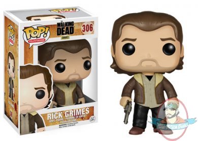 Pop! Television Walking Dead Series 5 Rick Grimes Vinyl Figure Funko