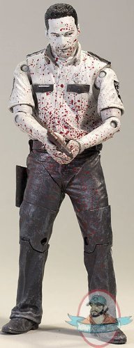 The Walking Dead TV Series 1 Figure Deputy Rick Grimes Blood McFarlane
