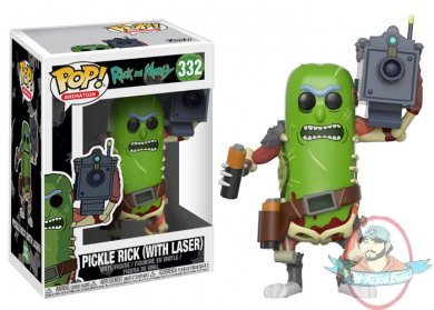 Pop Animation! Rick and Morty: Pickle Rick with Laser #332 Funko