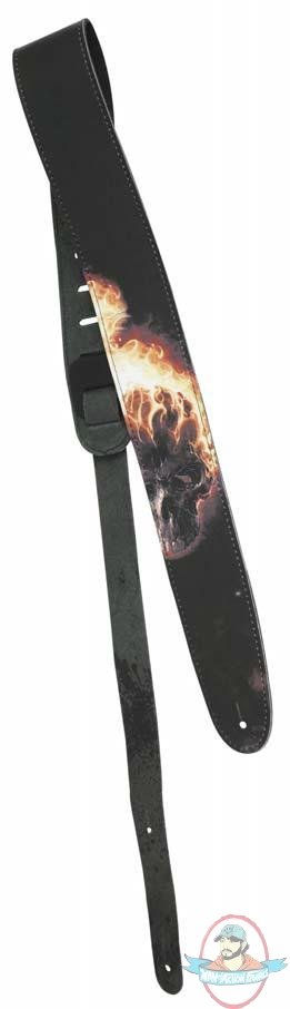 Marvel Comics Ghost Rider Leather Guitar Strap by Peavey