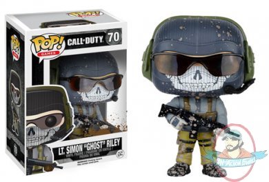 Pop! Games Call of Duty Lt. Simon "Ghost" Riley Vinyl Figure #70 Funko