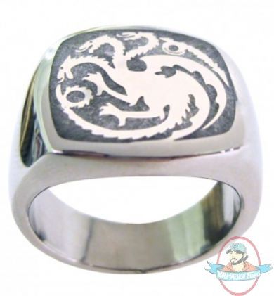 Game of Thrones Targaryen Ring Small Medium "A Song of Ice and Fire"