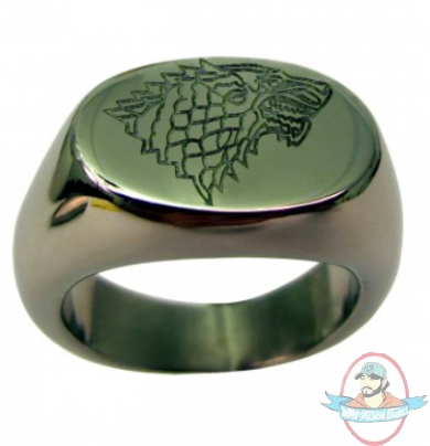 Game of Thrones Stark Ring Small Medium "A Song of Ice and Fire"