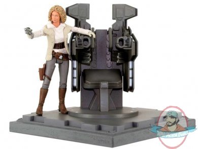 SDCC 2011 Dr Who River Song with Pandorica Chair by Underground Toys