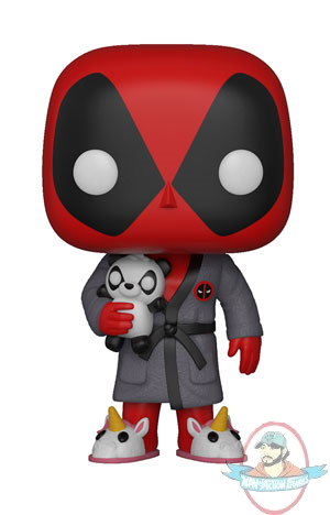 POP! Marvel Deadpool Playtime Deadpool in Robe Vinyl Figure by Funko