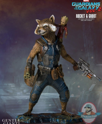 GOTG Volume 2 Rocket and Groot Gallery Statue Gentle Giant