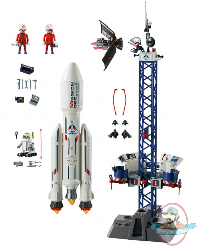 afslappet falanks sprogfærdighed Playmobil Space Rocket with Launch Site Play-Set | Man of Action Figures