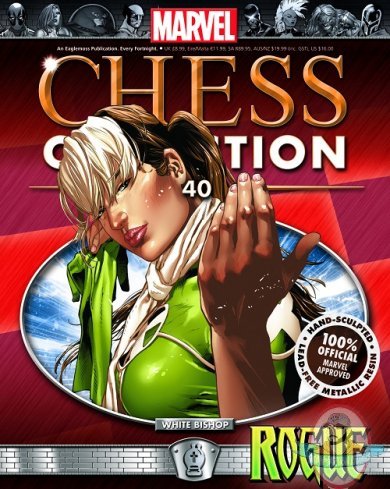 Marvel Chess Figurine Magazine #40 Rogue White Bishop Eaglemoss
