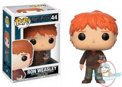 Pop! Movies Harry Potter Series 4 Ron Weasley with Scabbers #44 Funko
