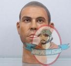  12 Inch 1/6 Scale Head Sculpt Ronaldinho by Caltek