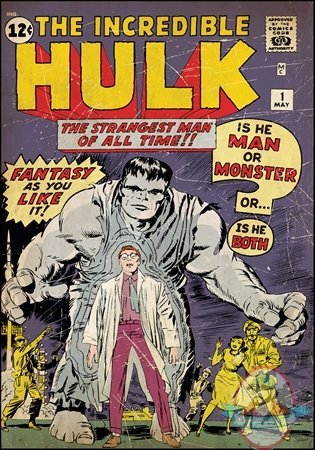 Incredible Hulk Issue #1 Comic Cover Giant Wall Decal By: RoomMates