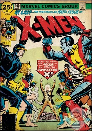 X-Men Issue #100 Comic Cover Giant Wall Decal By: RoomMates