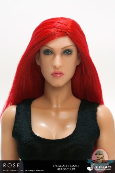 1/6 Scale Female Heads Sculpts Series 3 Rose by Triad Toys