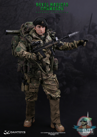 1/6 Scale Royal Marines Commando Action Figure by Dam  78023