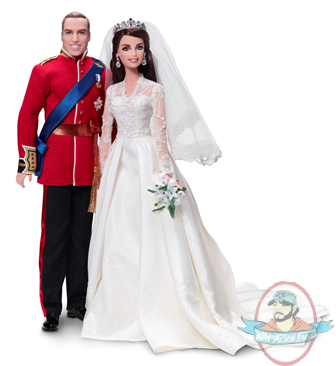 Barbie Collector William and Catherine Royal Wedding Giftset by Mattel