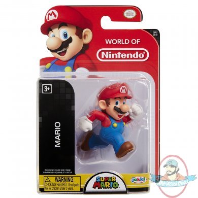 World of Nintendo Running Super Mario: Mario 2.5" Figure Jakks Pacific