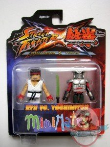 Street Fighter X Tekken Series 2 Minimates Ryu vs Yoshimitsu