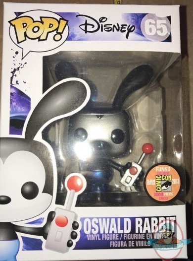 SDCC 2013 Disney Pop! Mickey Metallic Oswald Rabbit # 65 Funko