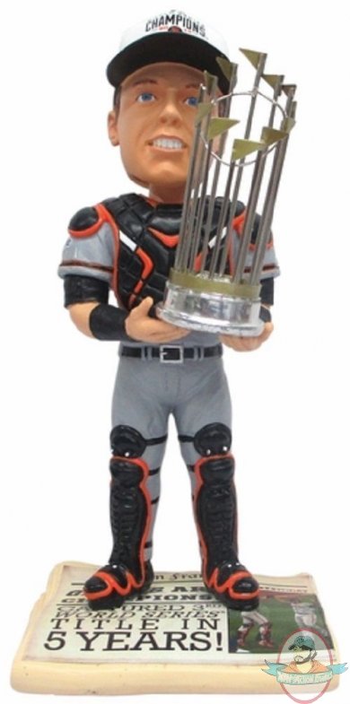 MLB Buster Posey 2014 World Series MVP/Champ Trophy Bobble Head 