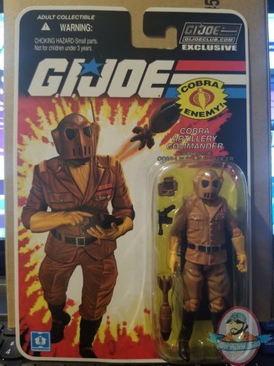 G.I. Joe Subscription 2017 6.0 Cobra Artillery Commander Worms Hasbro