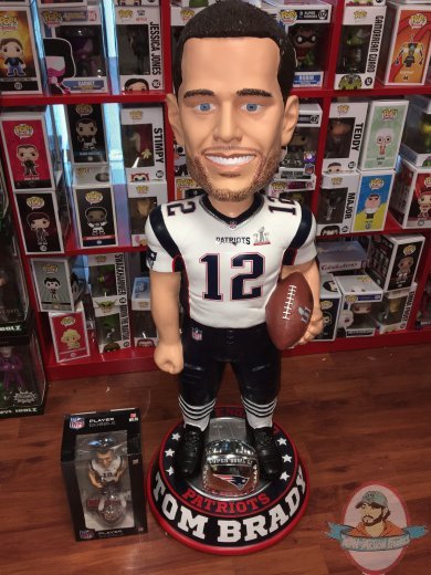 NFL New England Patriots Super Bowl LI 51 3 Foot Tom Brady BobbleHead 