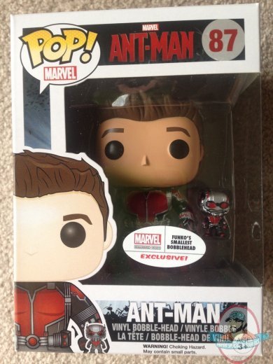 Pop! Marvel Ant-Man Unmasked Exclusive Figure Funko JC