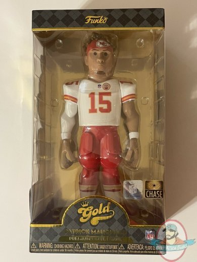 Vinyl Gold NFL Chiefs Patrick Mahomes Home Chase 12 inch Figure