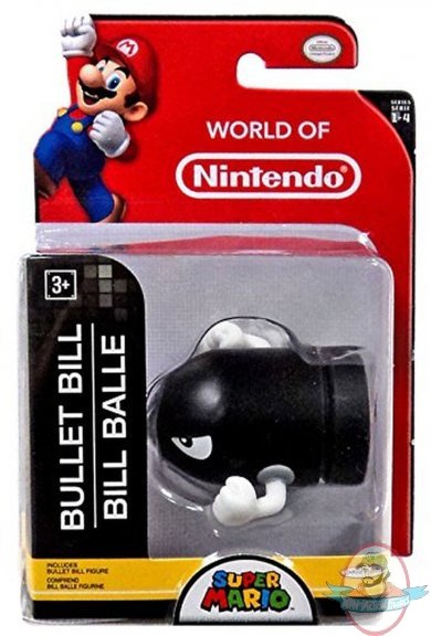 World of Nintendo Bullet Bill 2.5" Figure Jakks Pacific